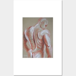 Man Nude Figure 4 Posters and Art